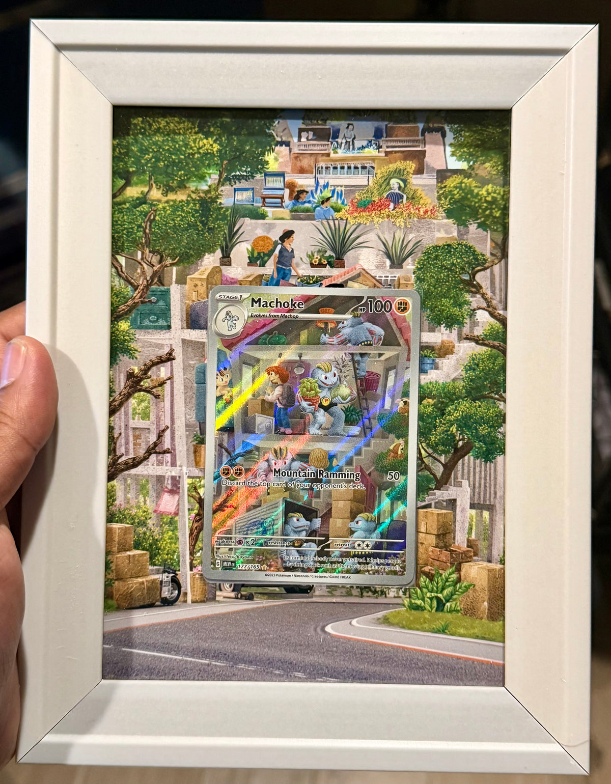 Machoke 177/165 extended art frame, card not included