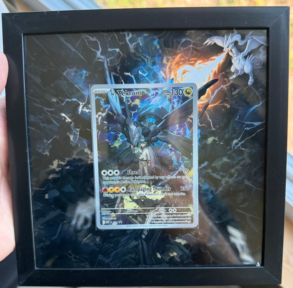 N’s Zekrom 031 extended art frame, card not included