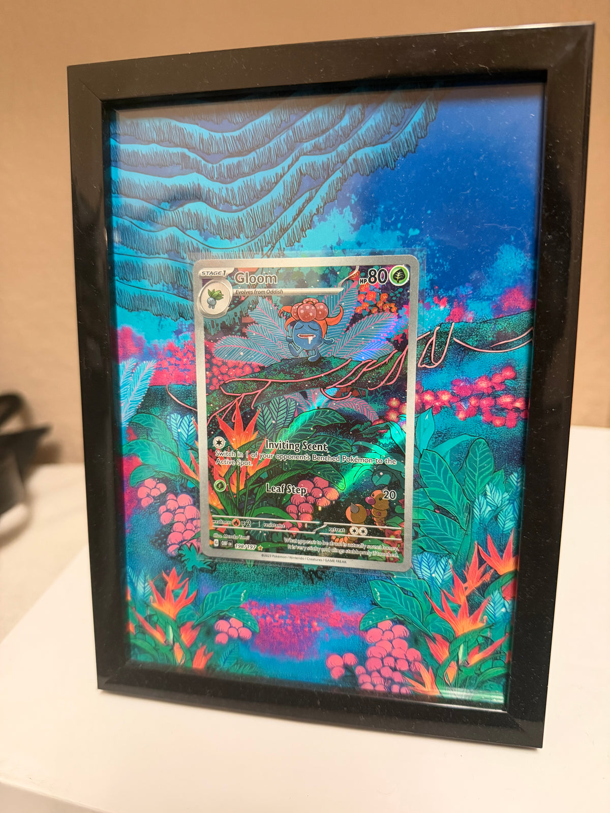 Gloom 198/197 extended art frame, CARD NOT INCLUDED