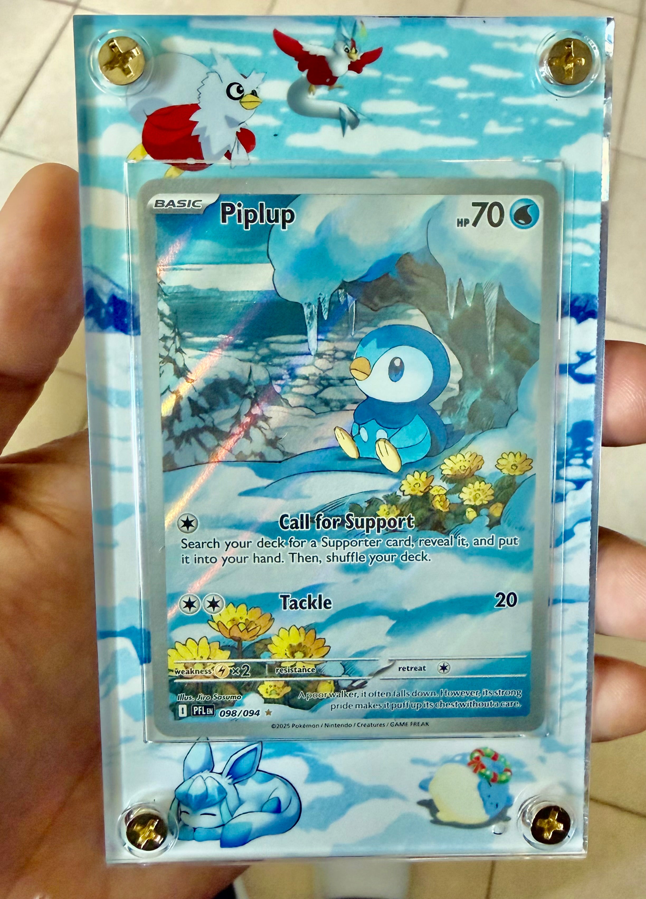 Piplup 098/094 extended art slab CARD NOT INCLUDED