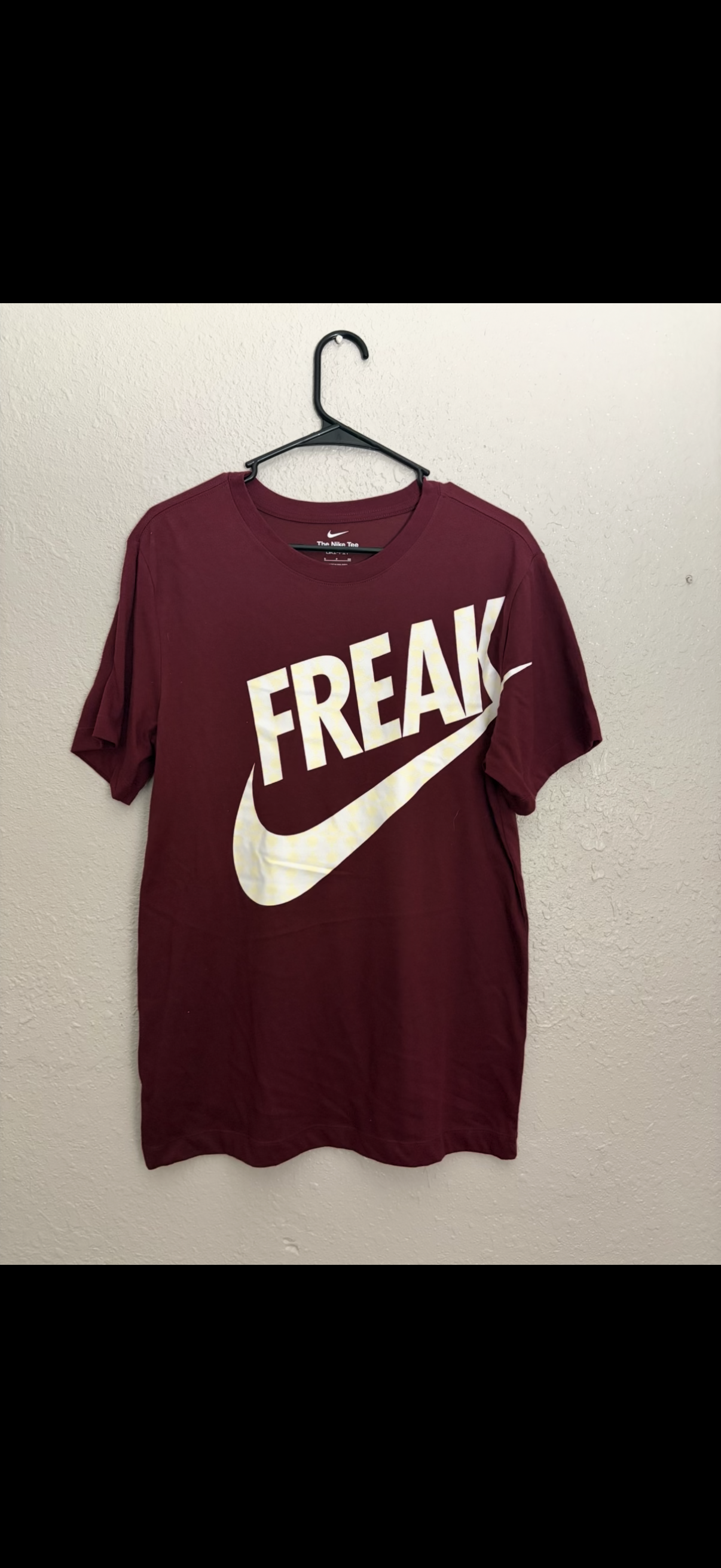 Freak Nike Dri Fit Tee Red Mens Small