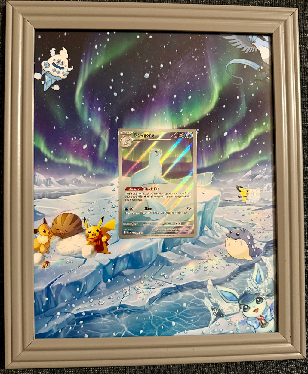 Dewgong 097/094 extended art frame CARD NOT INCLUDED
