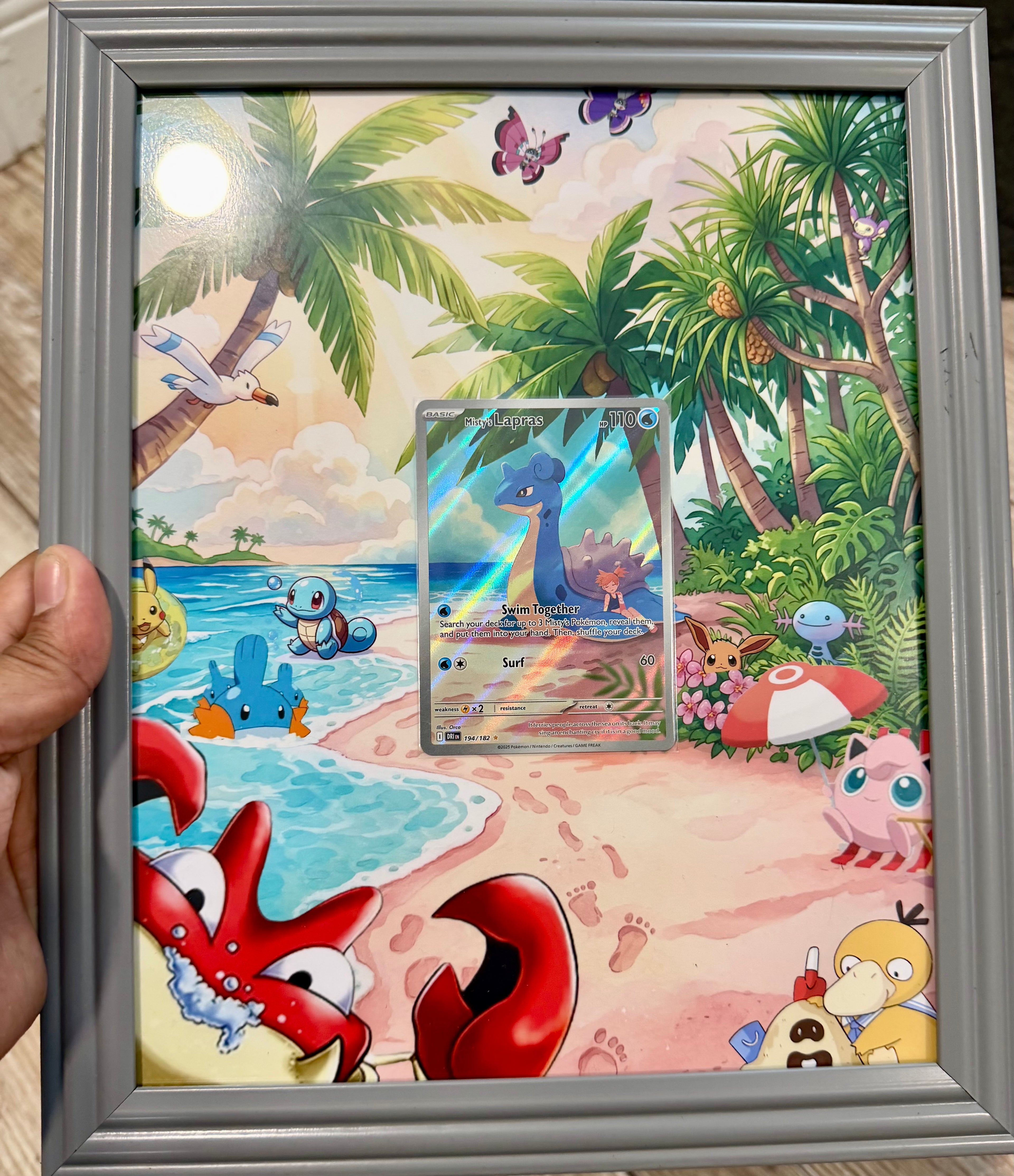 Misty’s Lapras 194/182 extended art frame CARD NOT INCLUDED