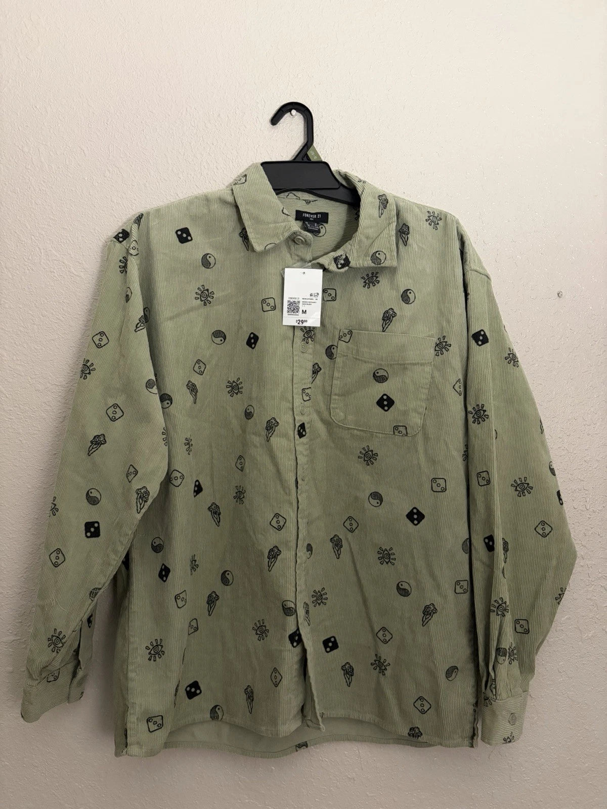 Forever 21 NWT Button-Up Shirt, Size M