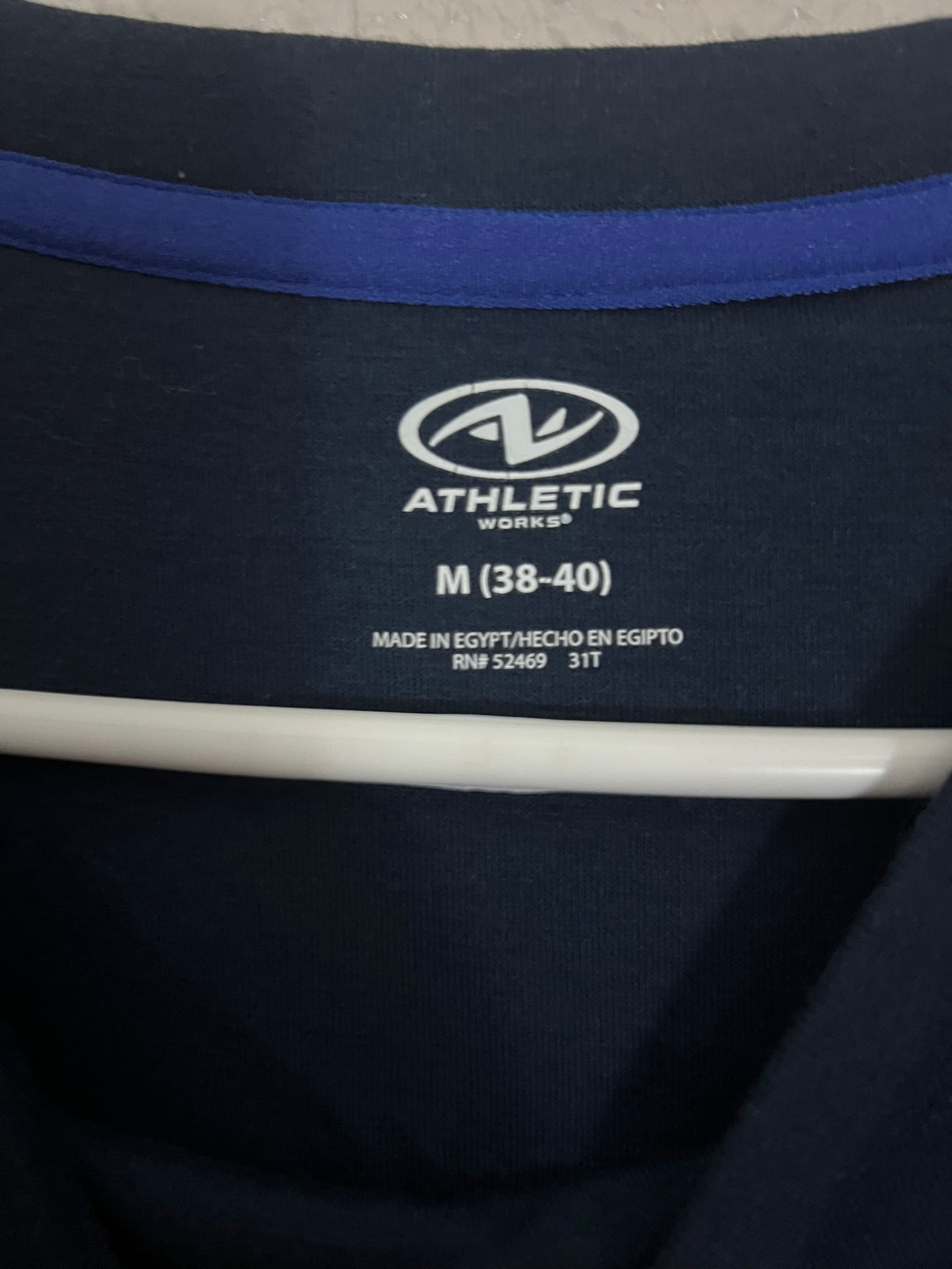Athletic Works Men's Pullover Size Medium Blue
