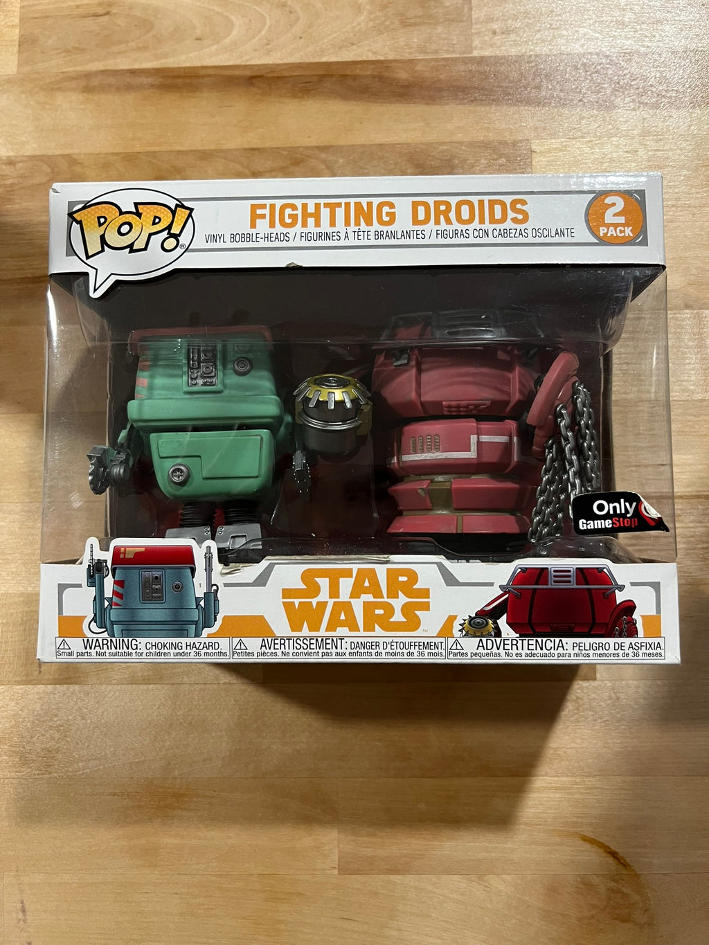2018 Funko Pop! Star Wars FIGHTING DROIDS 2 Pack Vinyl Bobble-Head Figure