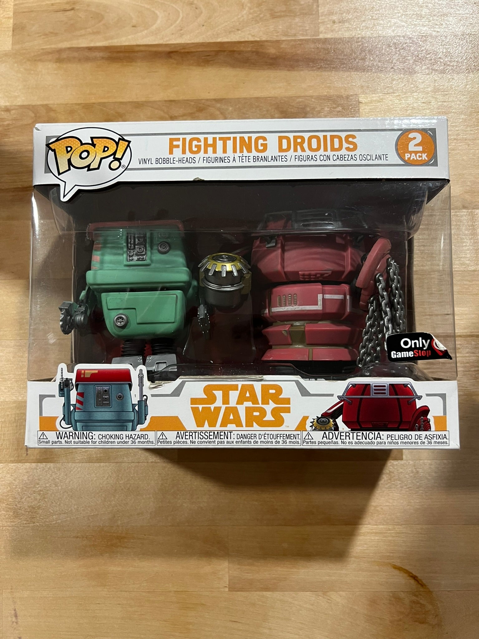 2018 Funko Pop! Star Wars FIGHTING DROIDS 2 Pack Vinyl Bobble-Head Figure