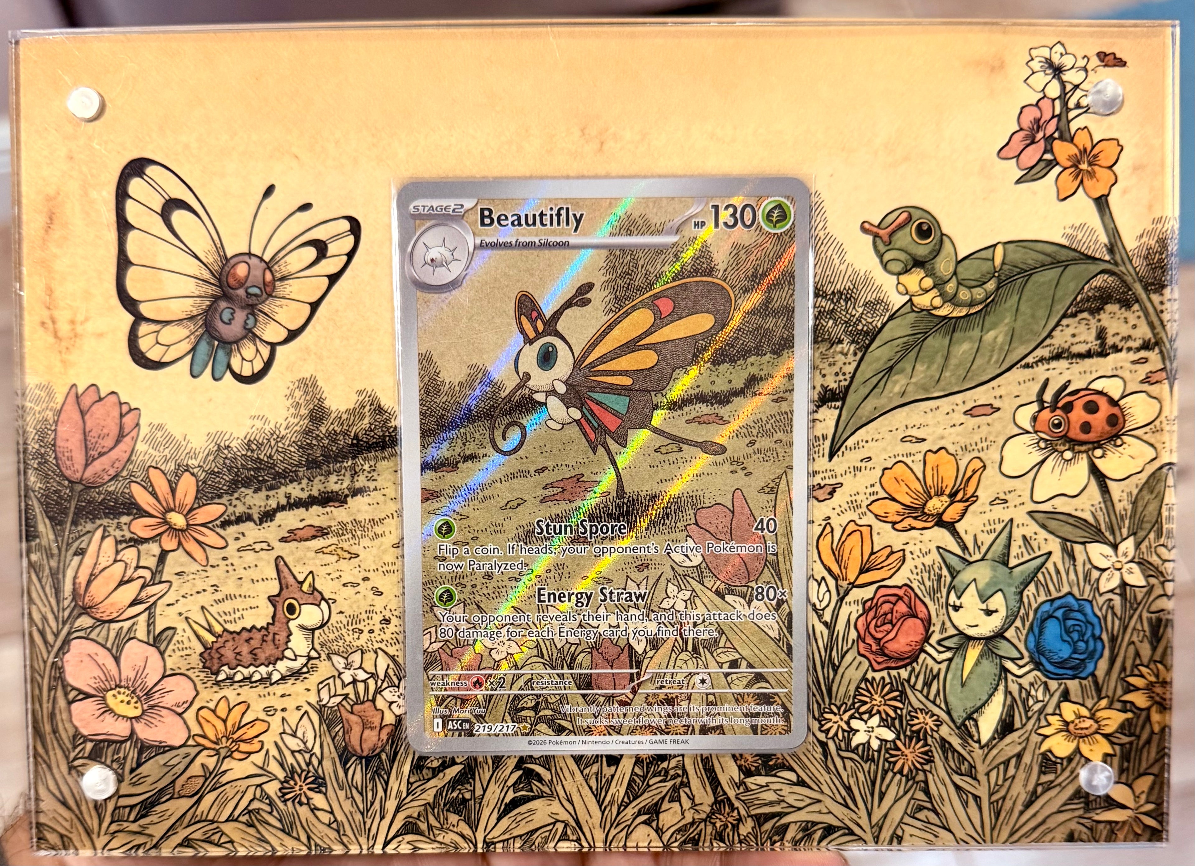 Beautifly 219/217 extended art slab, Card not included